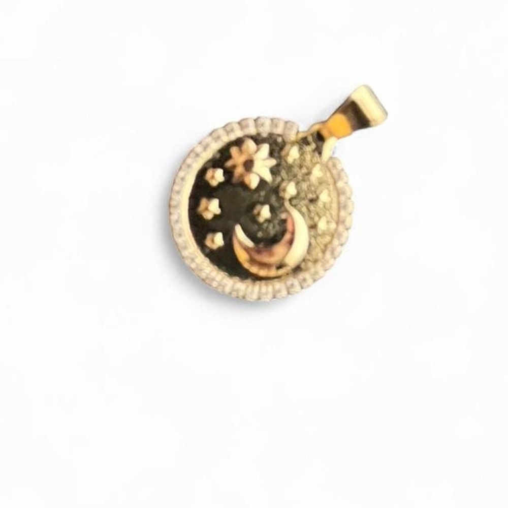 Gold and Stones Celestial Pendant​​